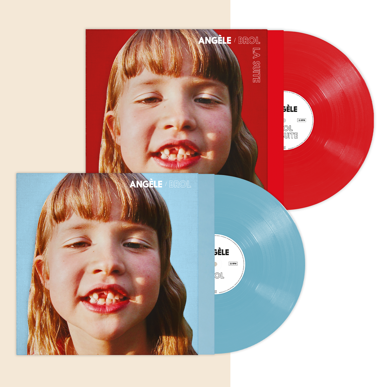 Pack Brol (vinyle bleu) + Brol La Suite (vinyle rouge)