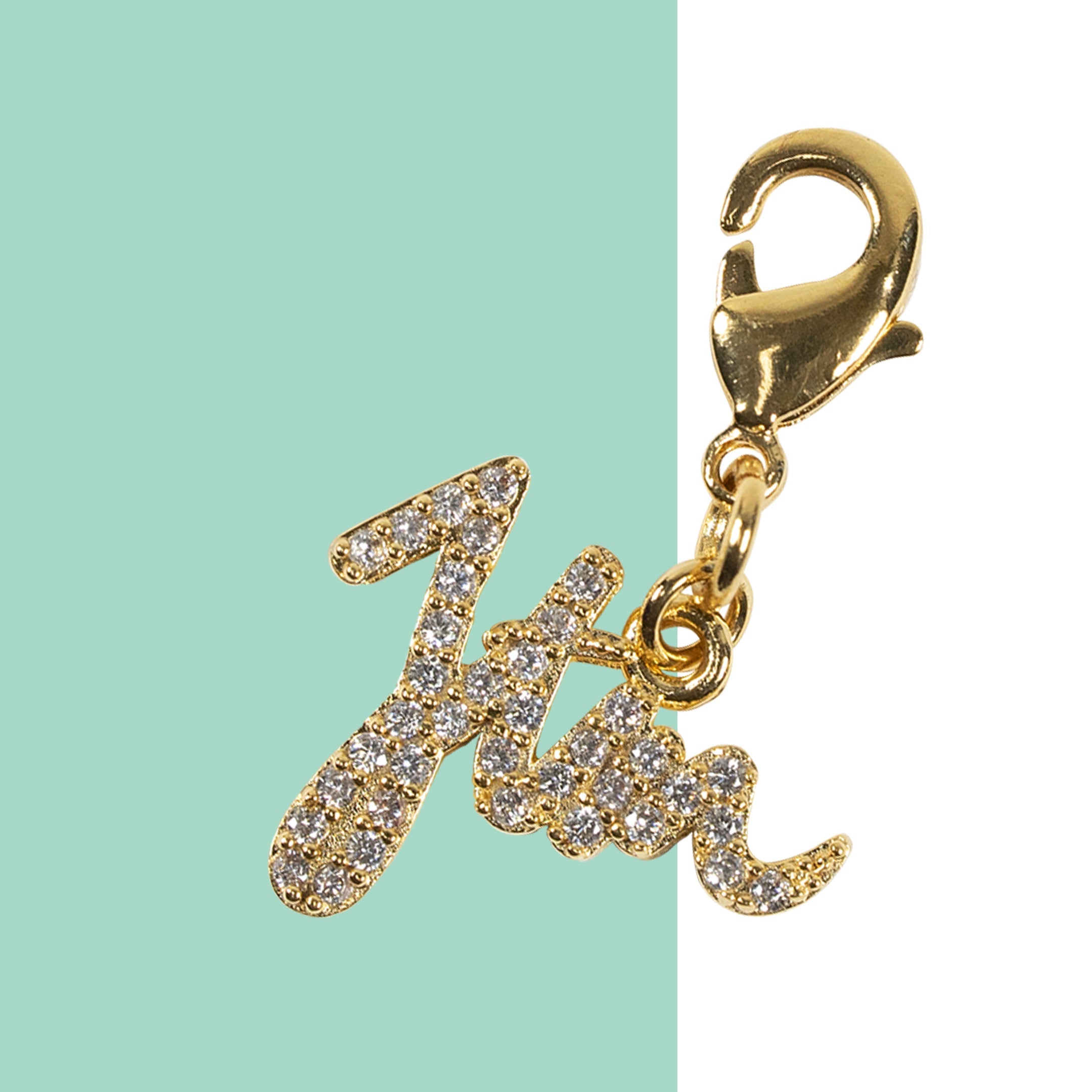 Collier chaîne maillons avec charms or BXL JTM GAUFRE