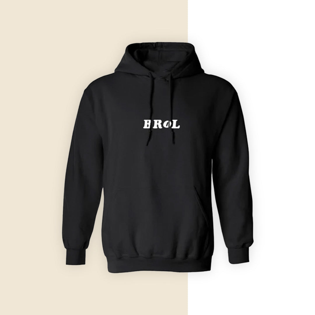 Sweat | Sweat Brol Noir en coton recyclé