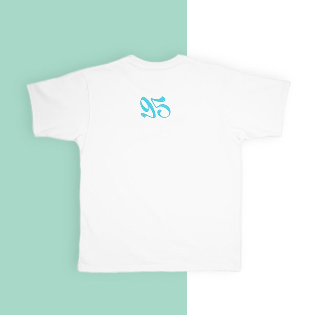 T-shirt blanc 95 unisexe