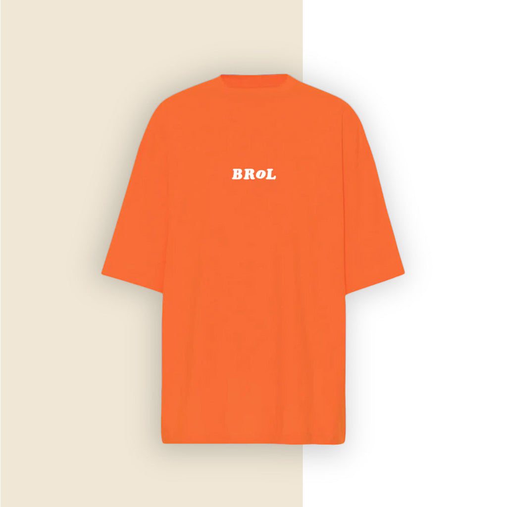 T-shirt | T-shirt Brol oversize orange Angèle