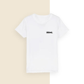 T-shirt | T-shirt enfant Blanc Brol en coton recyclé