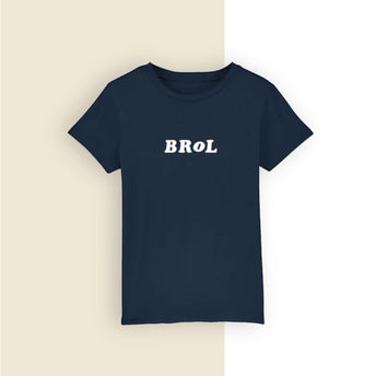 T-shirt | T-shirt enfant Navy Brol en coton recyclé