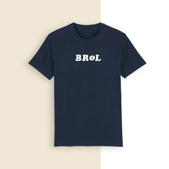 T-shirt | T-shirt Navy Brol en coton recyclé